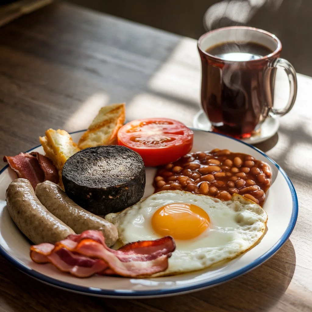 A classic Irish breakfast shot