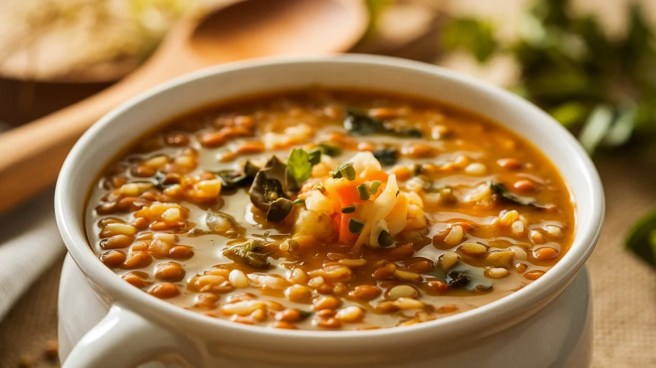 Lentil and Rice Soup