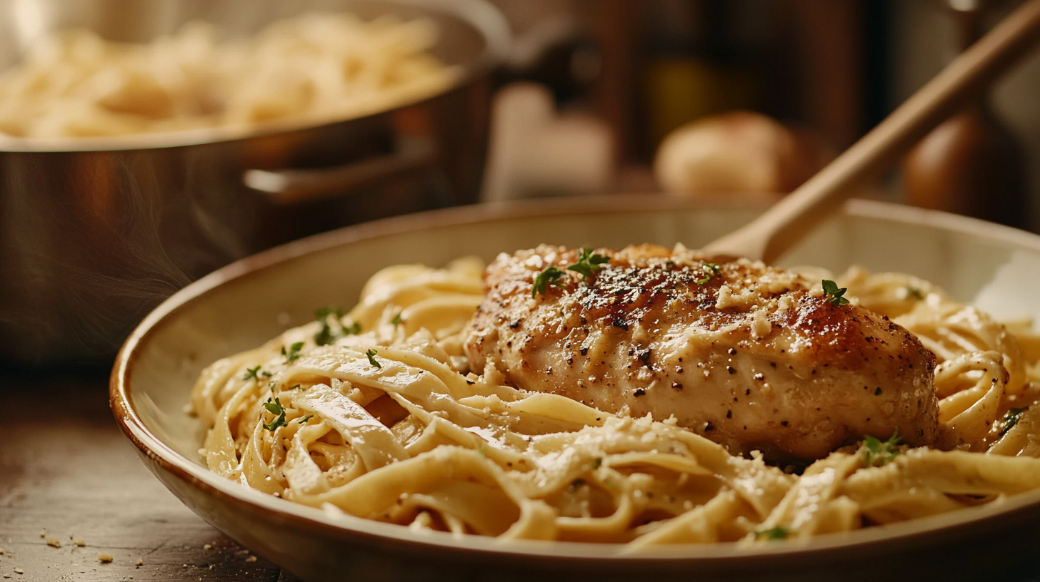Garlic Butter Chicken Pasta