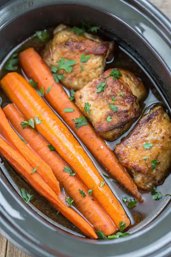 Slow Cooker Chicken and Carrots