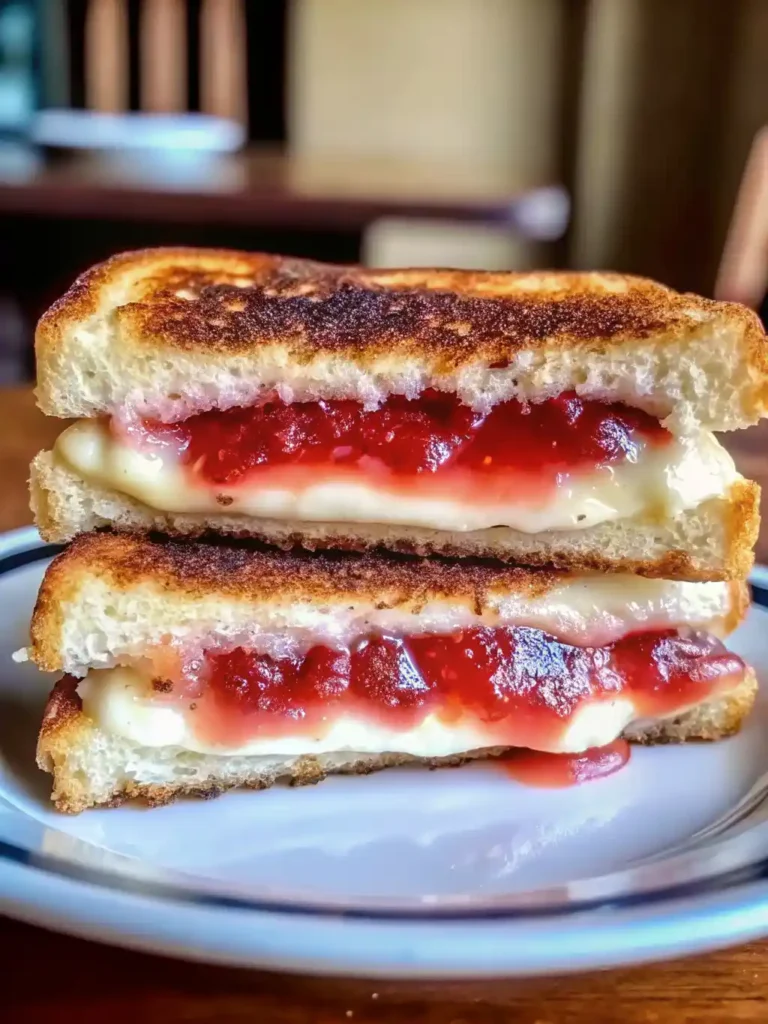 Fried Strawberry Cheesecake Sandwiches