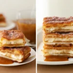 Delight in this Simple Churro Cheesecake for Parties! Flaky pastry, creamy filling, and topped with cinnamon-sugar. Perfect for gatherings!