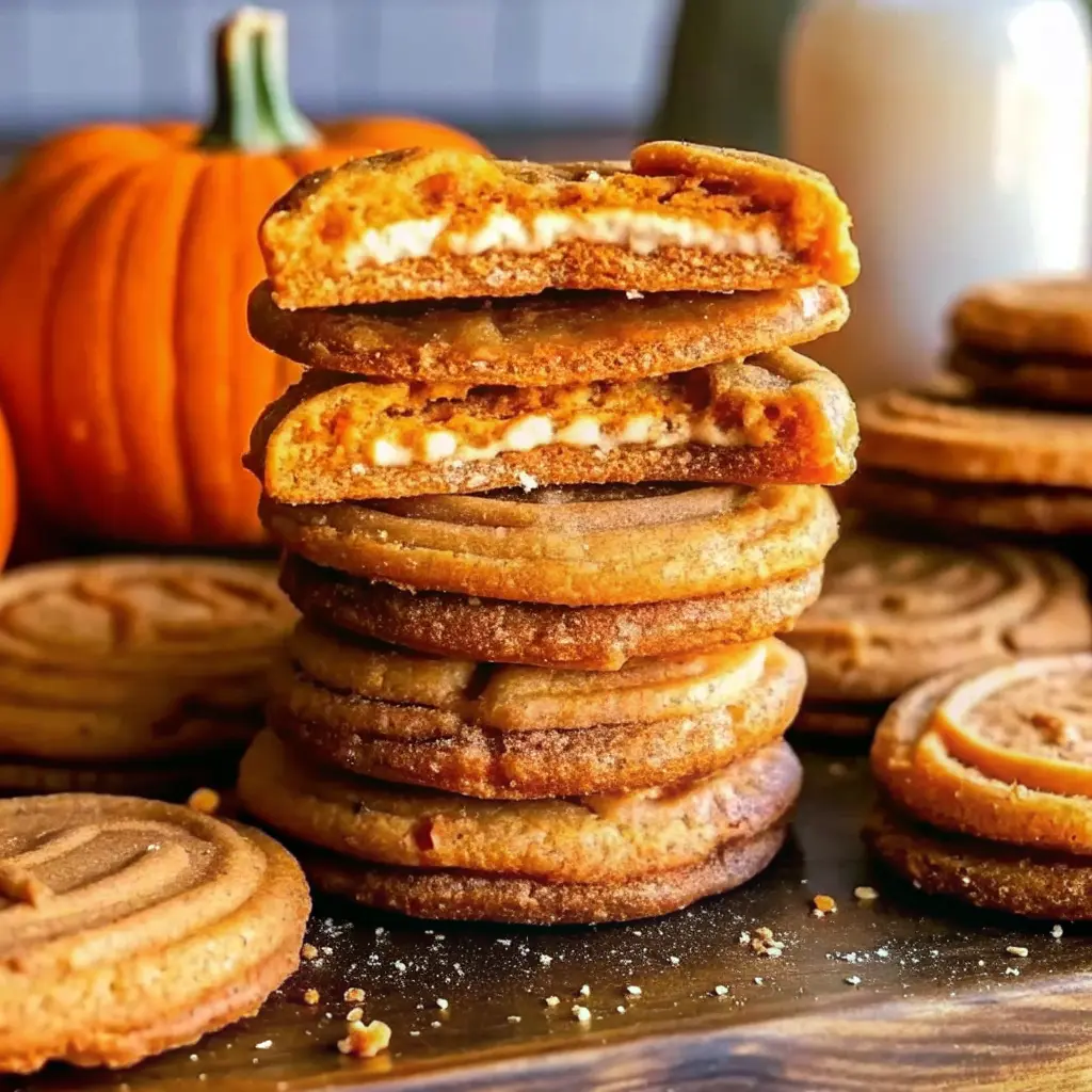 Pumpkin Cheesecake Cookies