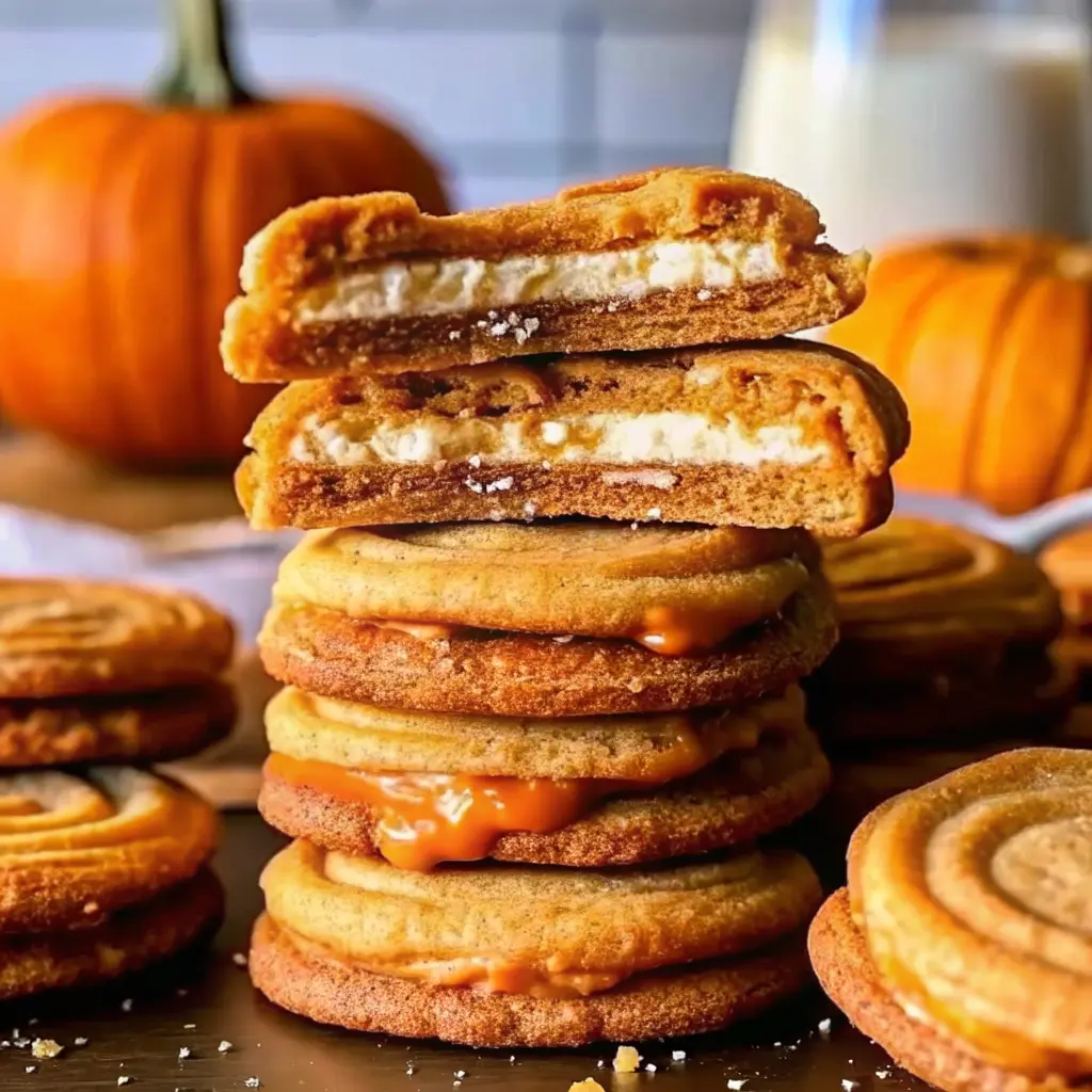 Pumpkin Cheesecake Cookies
