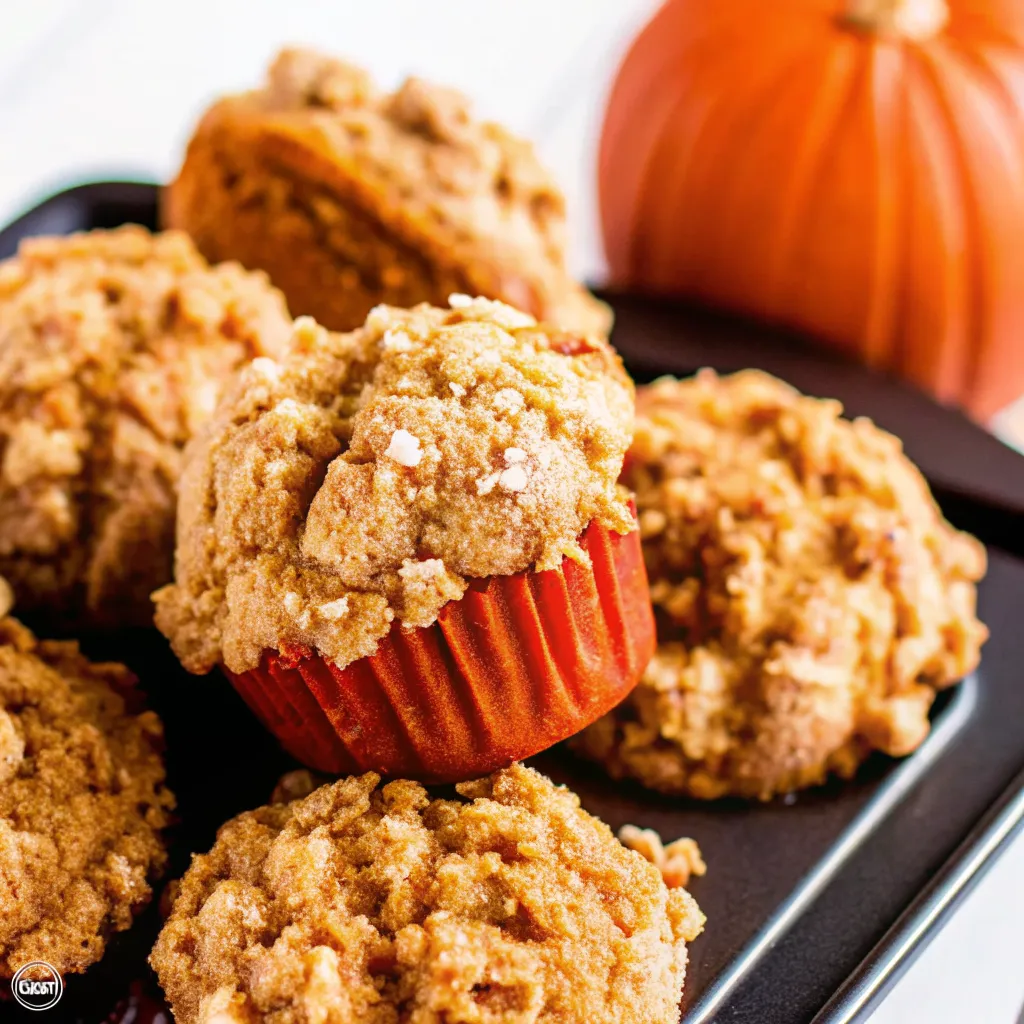 Apple Pumpkin Streusel Muffins
