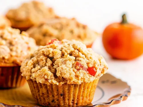Apple Pumpkin Streusel Muffins