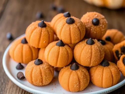 Pumpkin Cheesecake Truffles