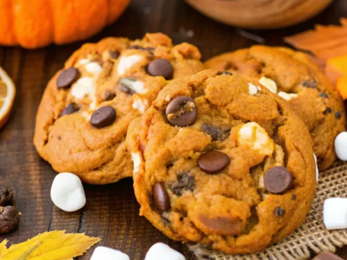 Pumpkin S'mores Cookies