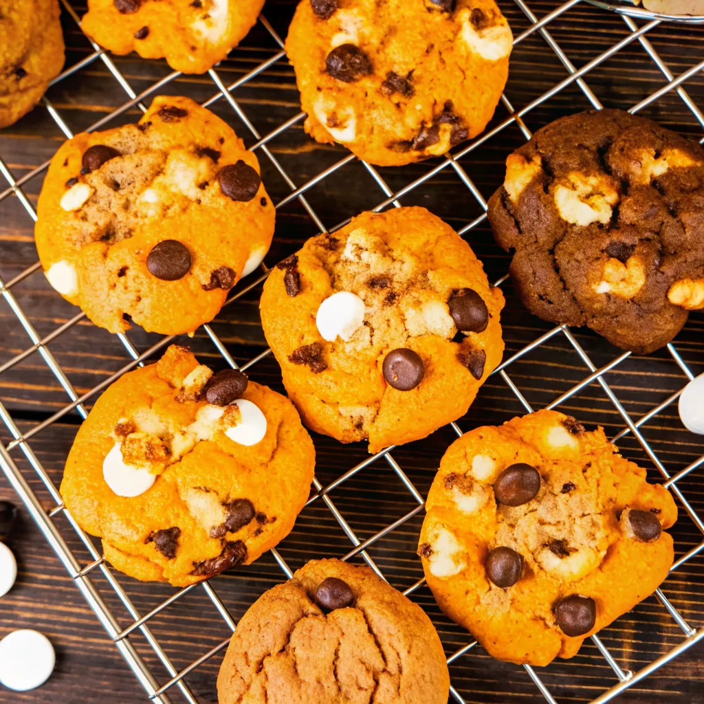 Pumpkin S'mores Cookies