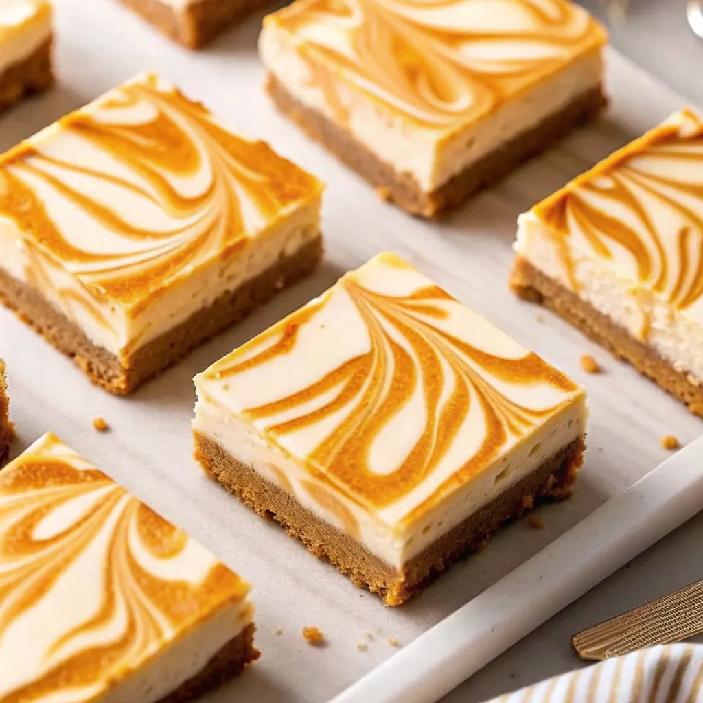 Pumpkin Spice Cheesecake Bars