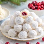 Cherry Snowball Cookies