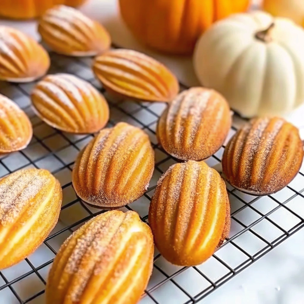 Baked Pumpkin Madeleines