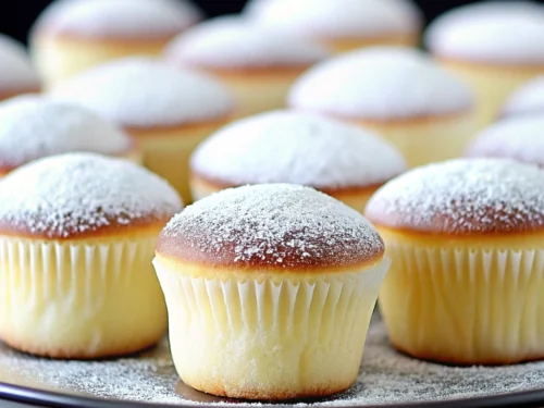 Japanese Cotton Cheesecake Cupcakes