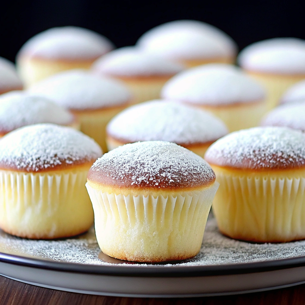 Japanese Cotton Cheesecake Cupcakes