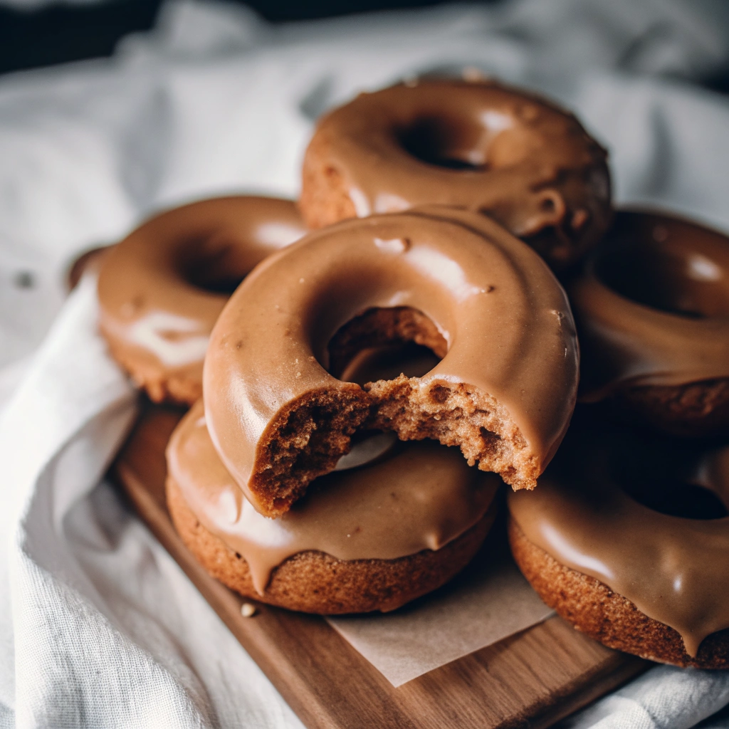 Pumpkin Donuts with Brown Sugar Glaze