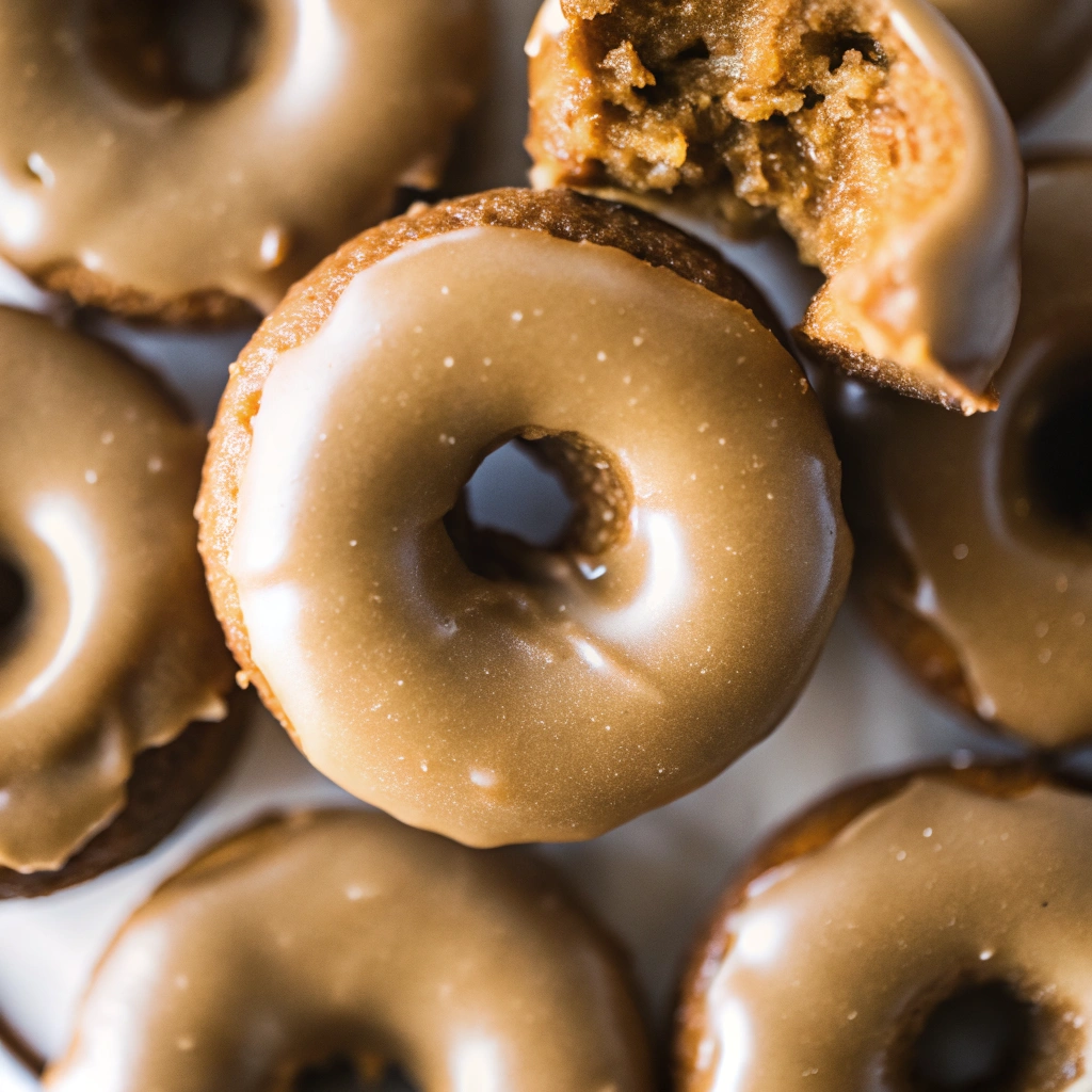 Pumpkin Donuts with Brown Sugar Glaze