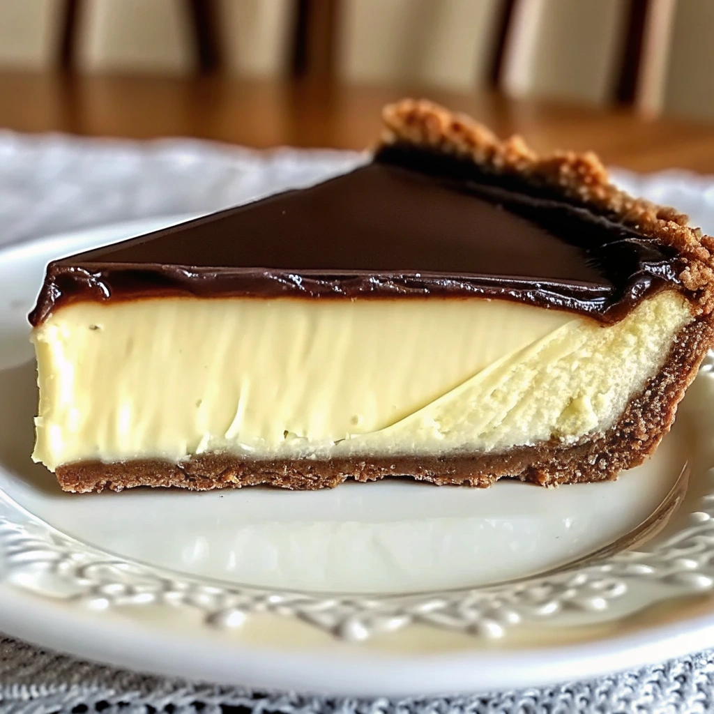 Boston Cream Pie Cheesecake