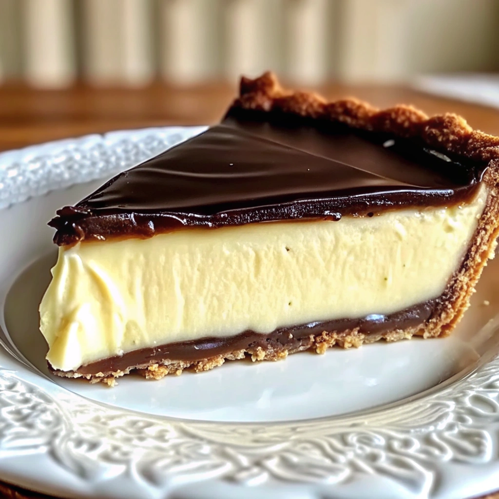 Boston Cream Pie Cheesecake