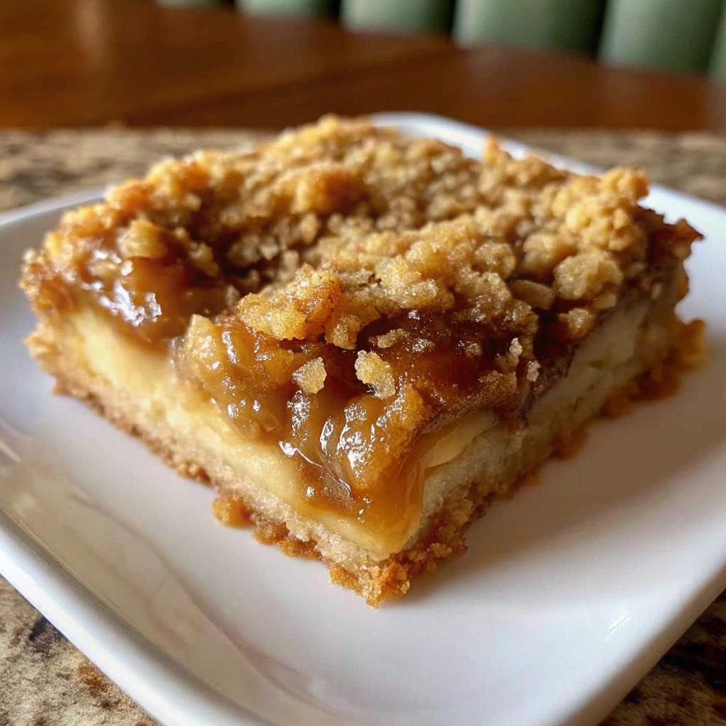Irresistible Salted Caramel Apple Bars