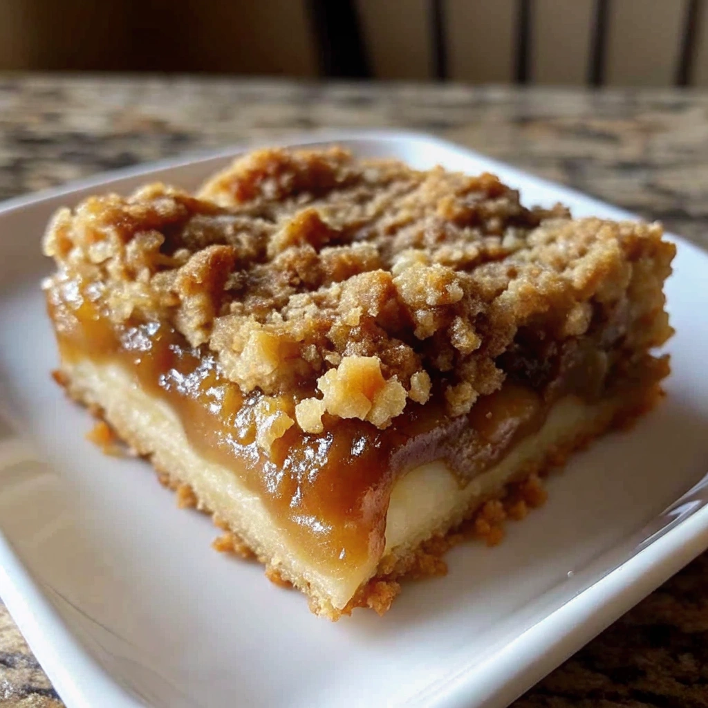 Irresistible Salted Caramel Apple Bars