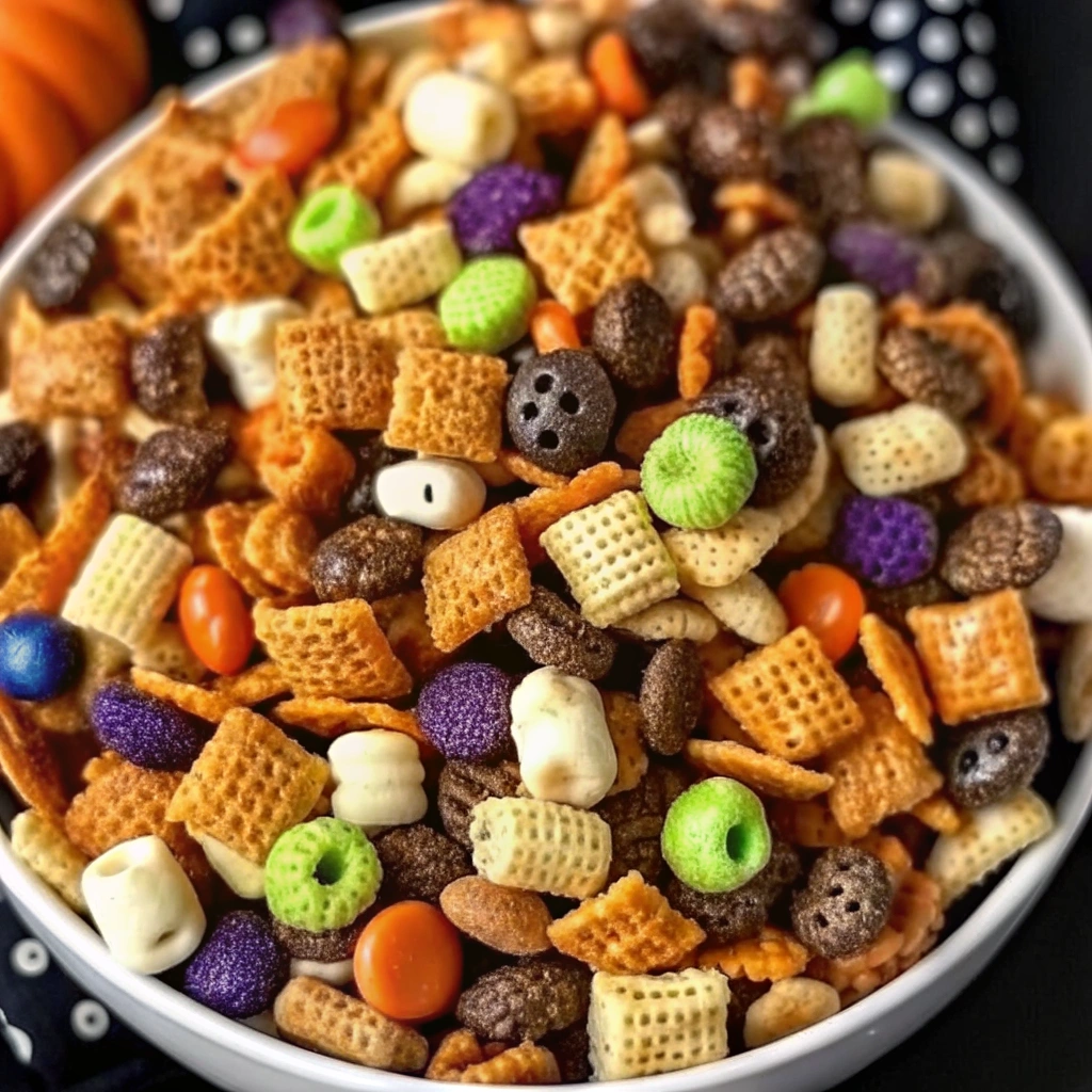 Sweet & Salty Halloween Snack Mix