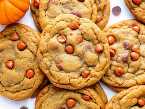 Chewy Cinnamon Chip Pumpkin Cookies