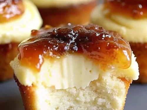 Vanilla Bean Crème Brûlée Cheesecake Cupcakes