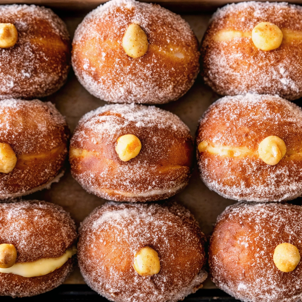 Pumpkin Cheesecake Brioche Doughnuts