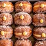 Pumpkin Cheesecake Brioche Doughnuts