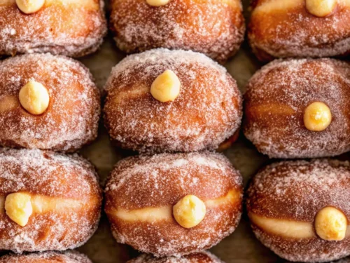 Pumpkin Cheesecake Brioche Doughnuts