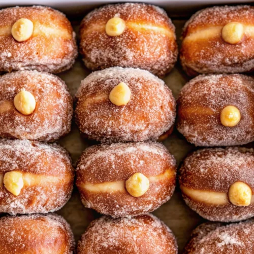 Pumpkin Cheesecake Brioche Doughnuts