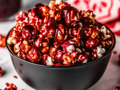 Bloody Red Velvet Popcorn