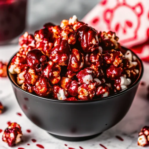 Bloody Red Velvet Popcorn