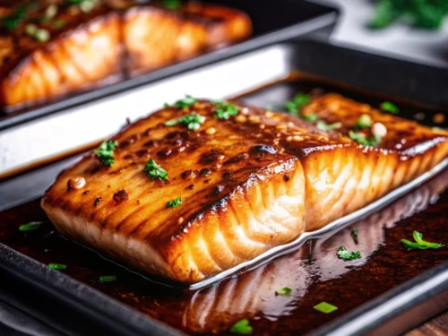 Crispy Honey Garlic Glazed Salmon Recipe