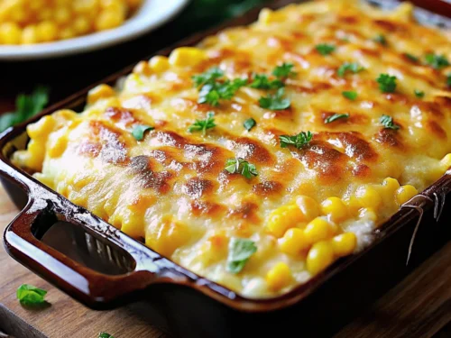 Image of Honey-Glazed Corn Casserole