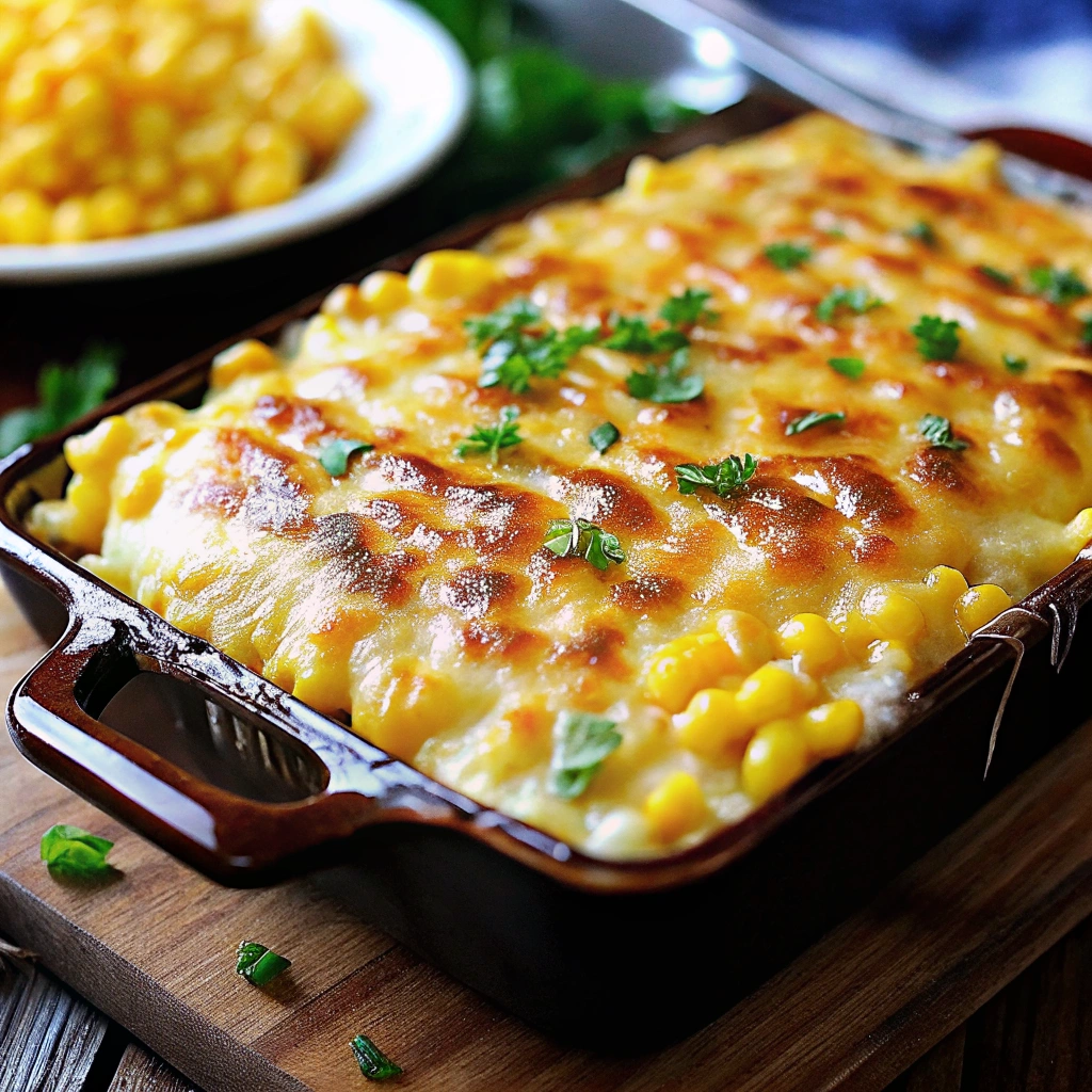 Image of Honey-Glazed Corn Casserole