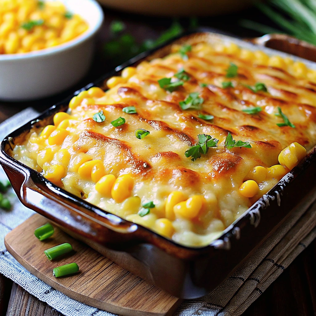 Image of Honey-Glazed Corn Casserole