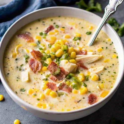 Image of Creamy Crockpot Chicken Corn Chowder
