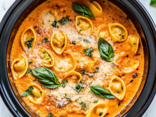 Image of Creamy Tomato Tortellini Soup