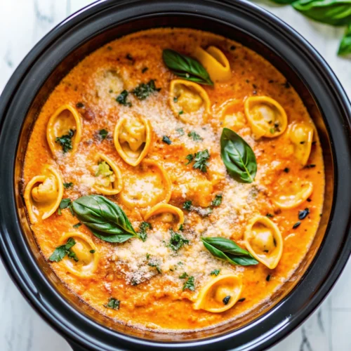 Image of Creamy Tomato Tortellini Soup