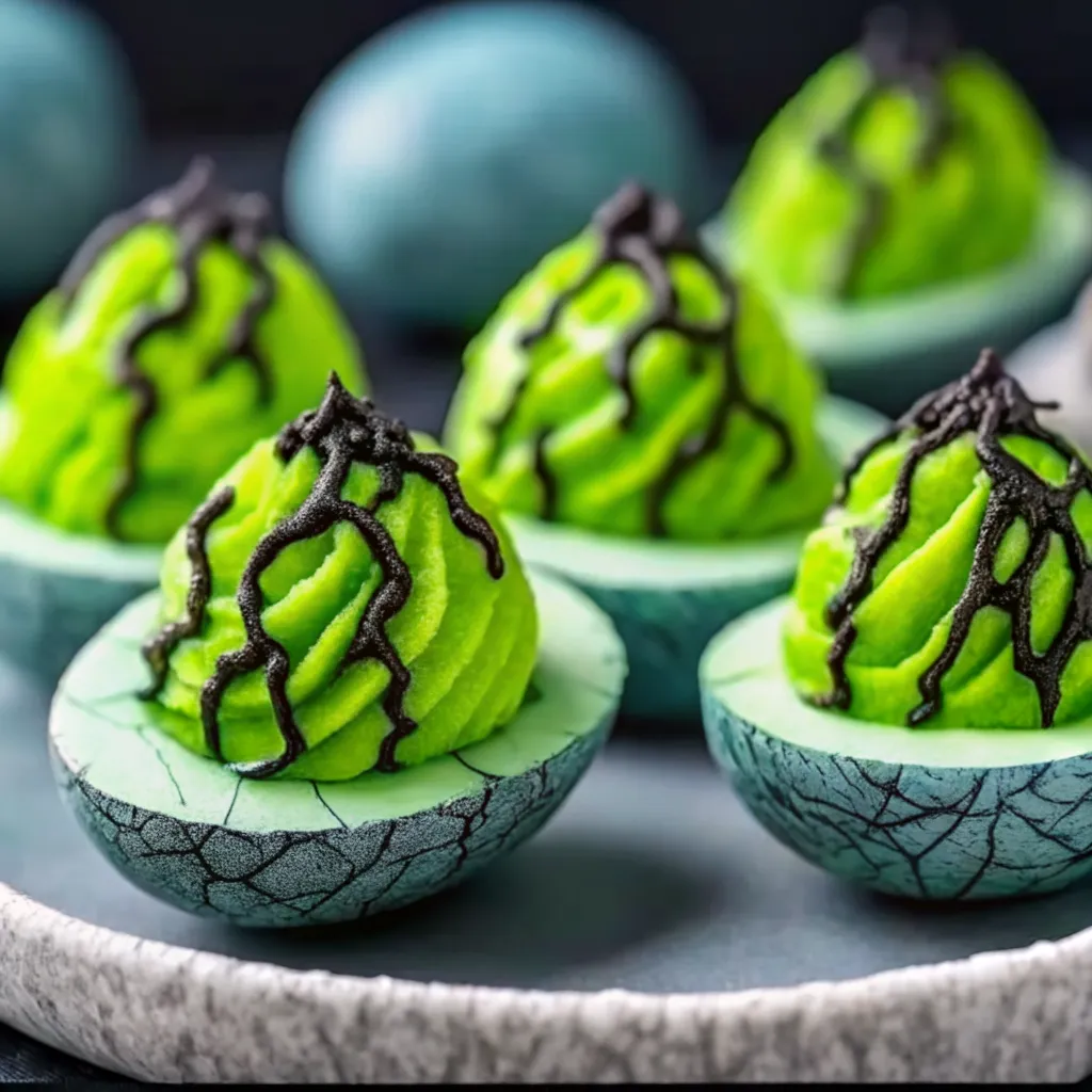 Halloween Deviled Eggs