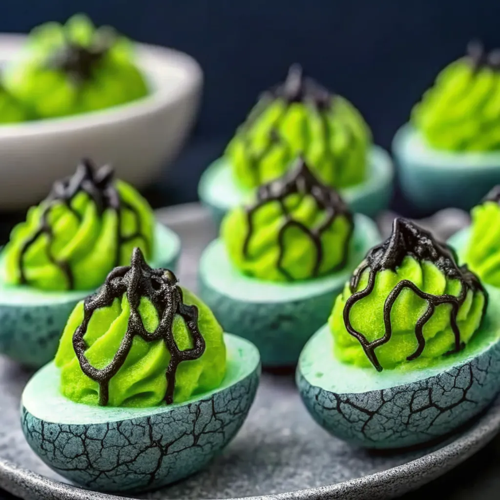 Halloween Deviled Eggs