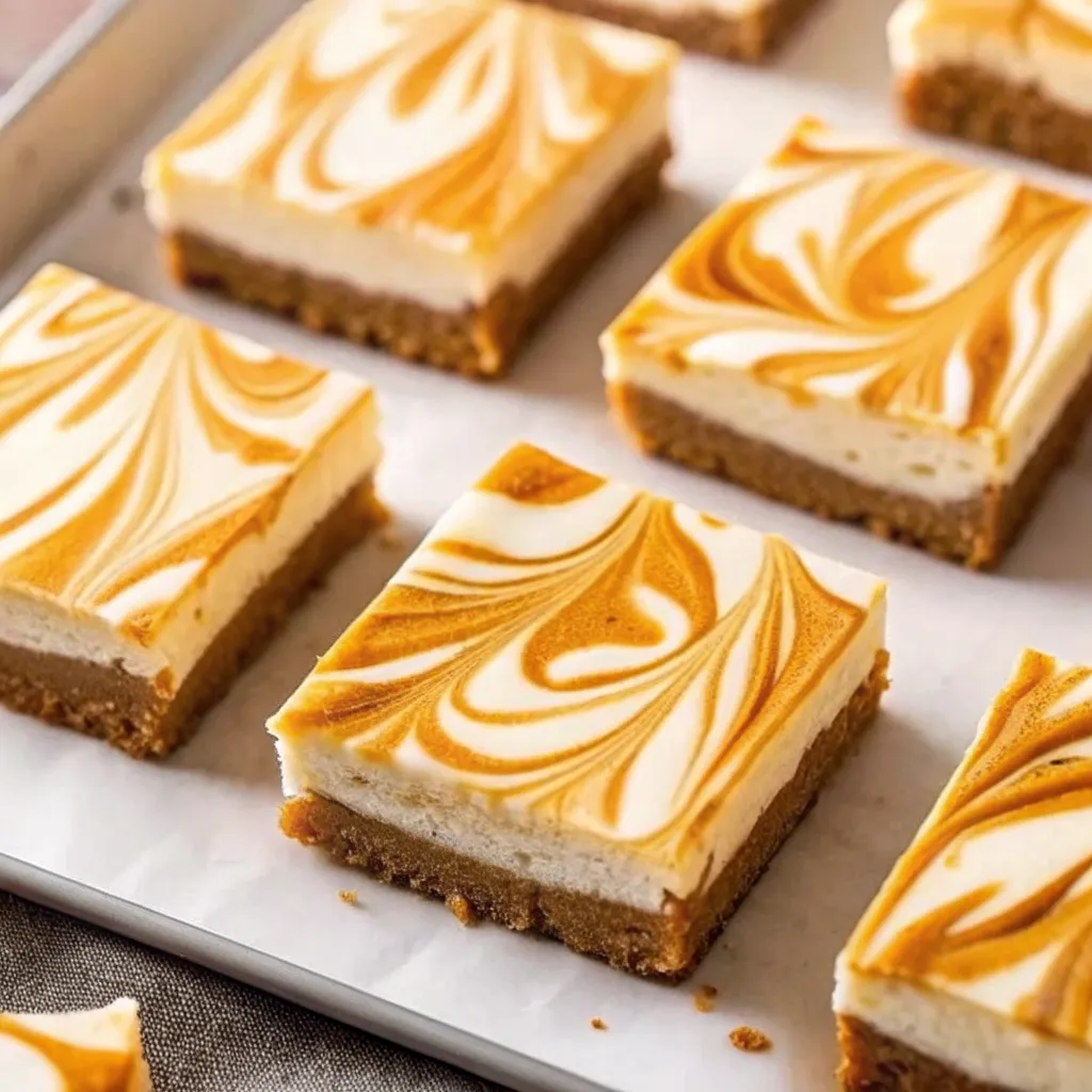 Pumpkin Spice Cheesecake Bars