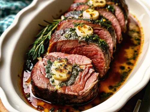 Christmas Stuffed Beef Tenderloin