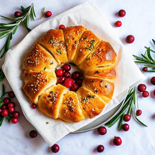 Cranberry Brie Wreath