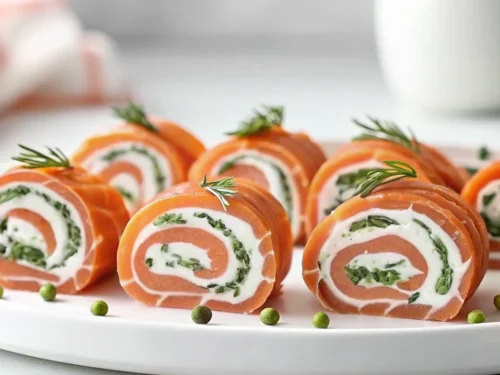 Smoked Salmon Pinwheels with Cream Cheese