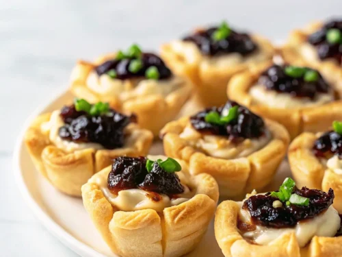Goat Cheese and Caramelized Onion Tartlet