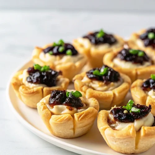 Goat Cheese and Caramelized Onion Tartlet