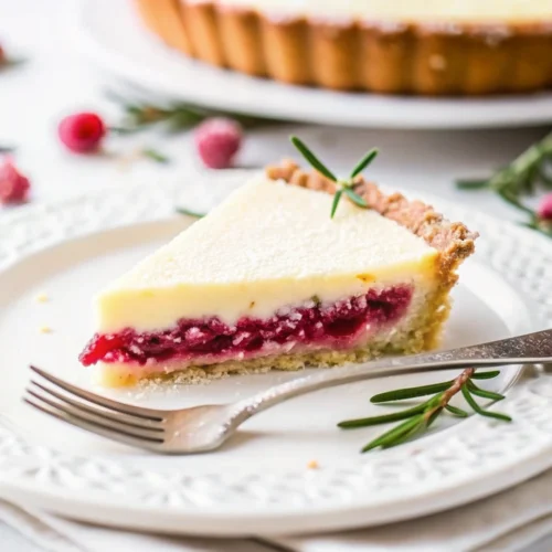 White Chocolate Cranberry Tart