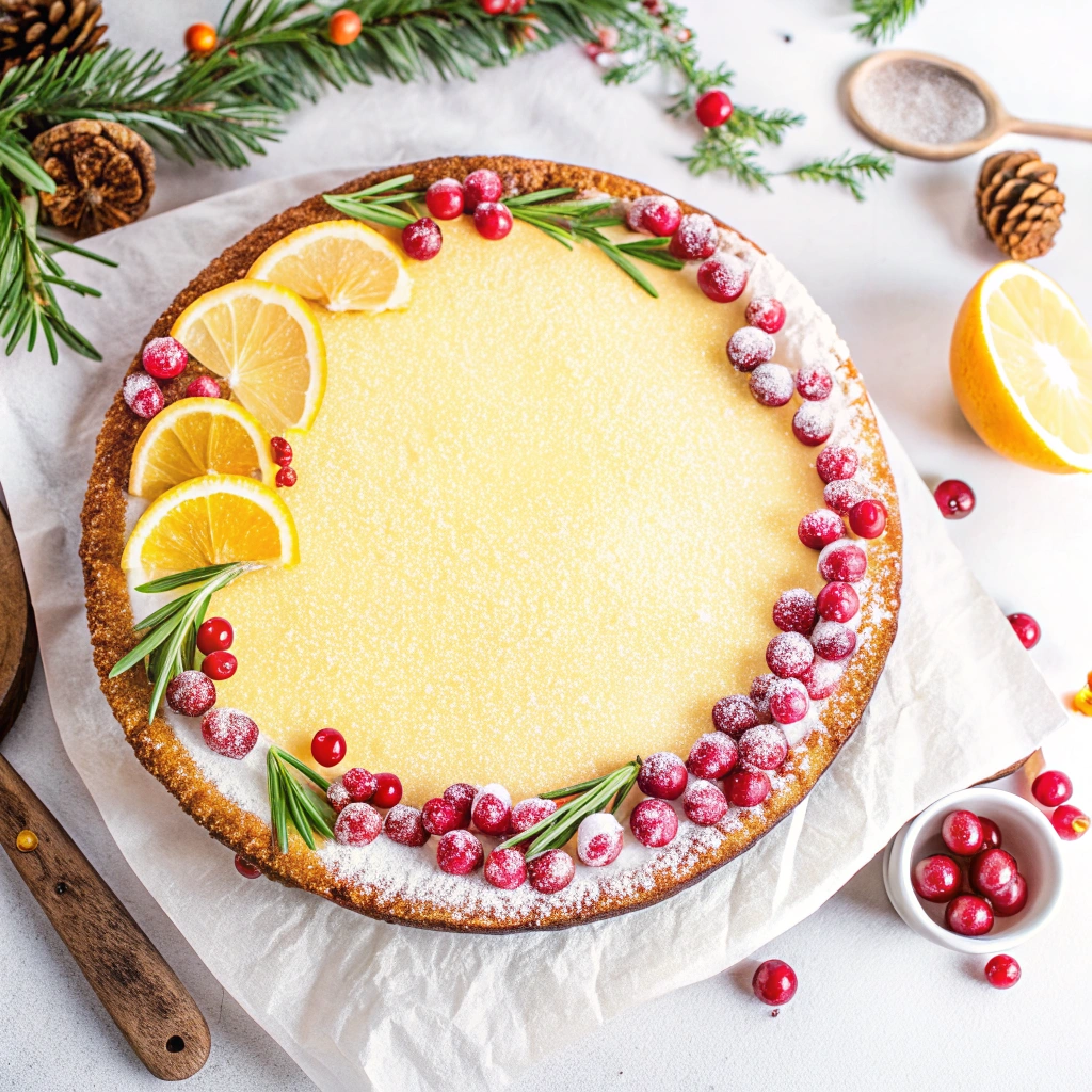 White Chocolate Cranberry Tart